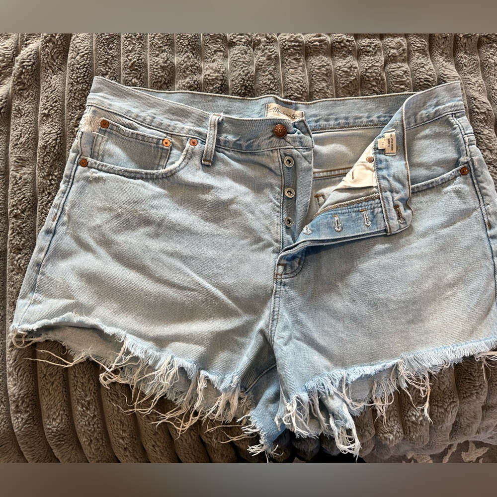 Madewell denim cutoff shorts